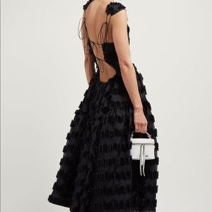 Cecilie Bahnsen Tie Back Tea Length Dress